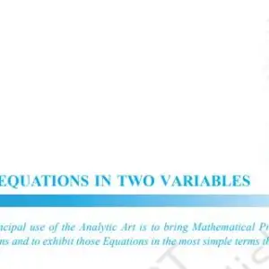 Solutions for Class 9 Chapter 4 Linear Equations in Two Variables
